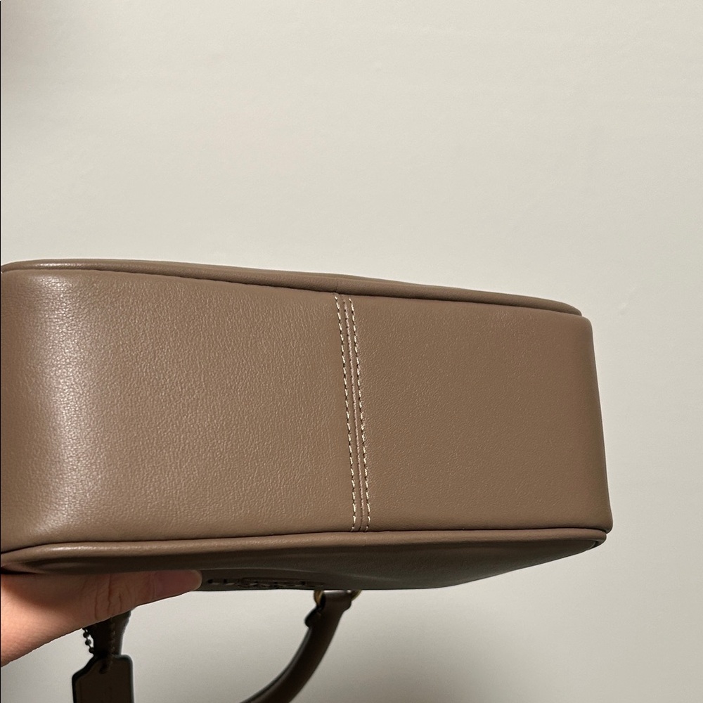 Coach Brown Leather Top-Handle Satchel - Picture 4 of 8